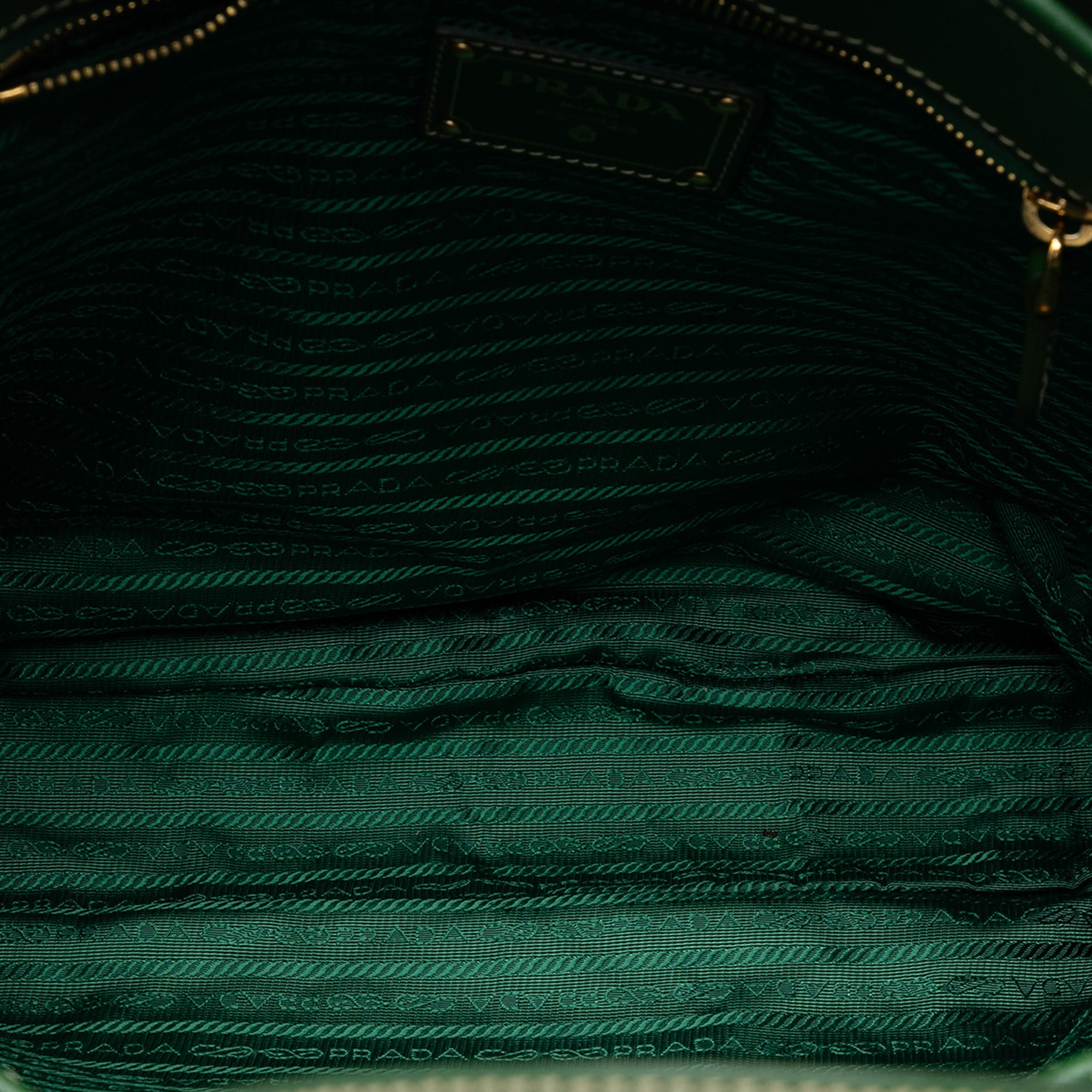 Saffiano Trimmed Tessuto Logo Plate Convertible Tote - Image 4