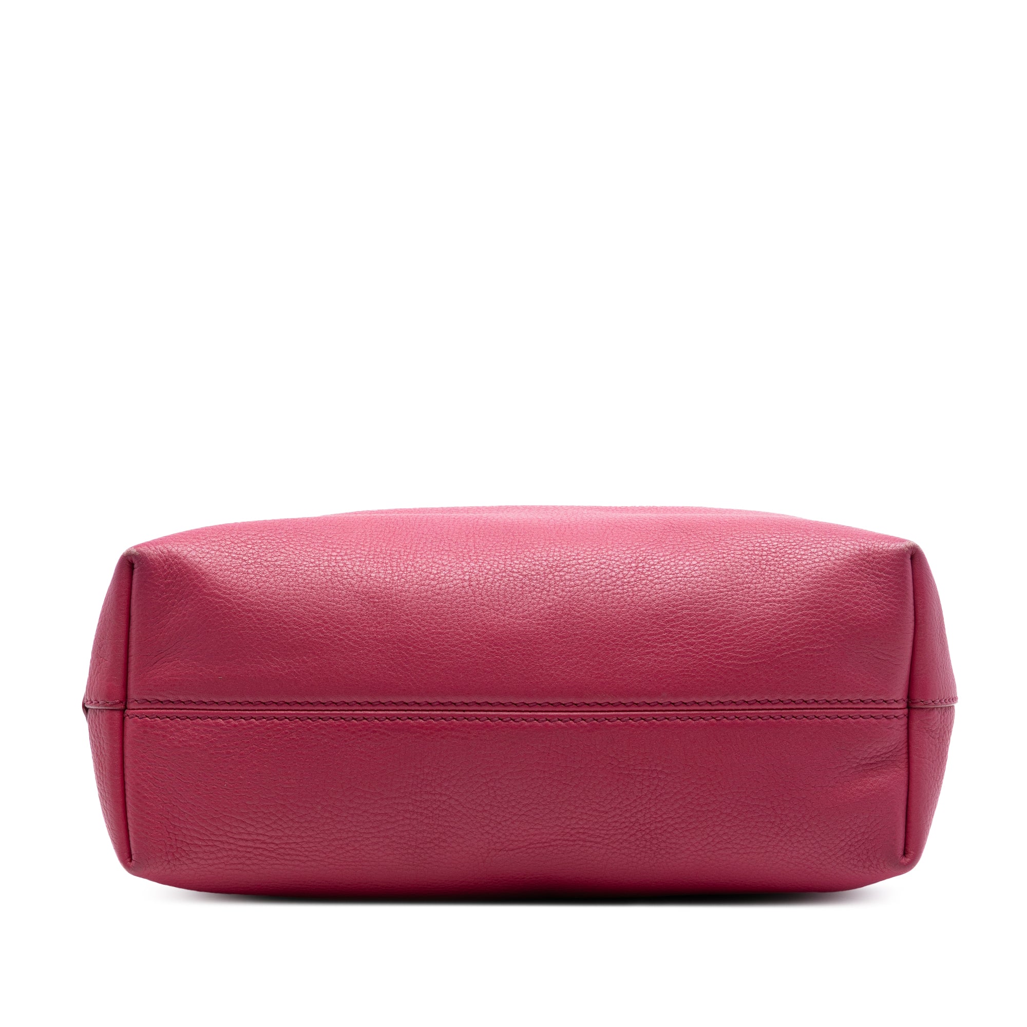 Vitello Daino Embossed Canapa Logo Open Convertible Tote - Image 3