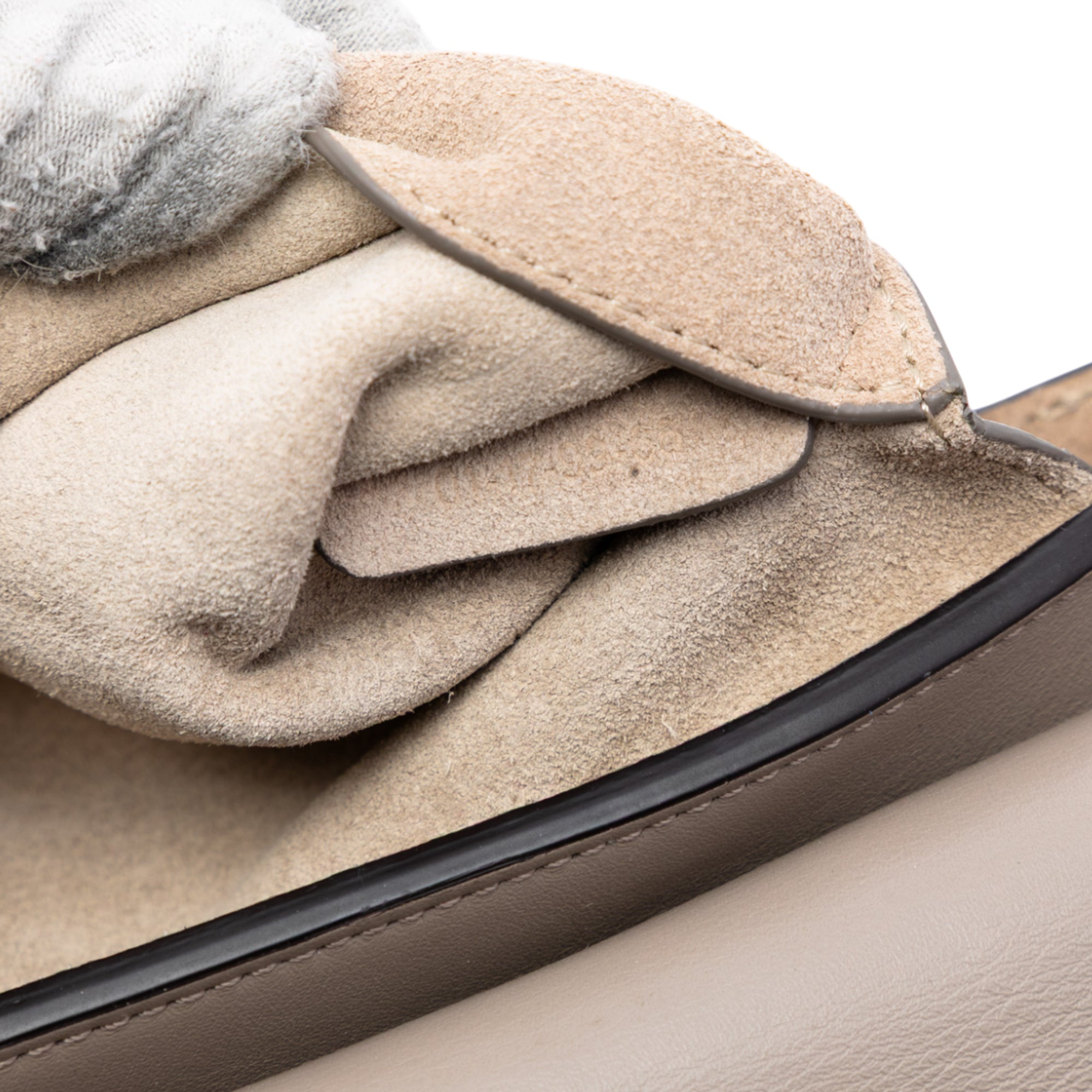 Small Suede and Calfskin Faye Crossbody - Image 5