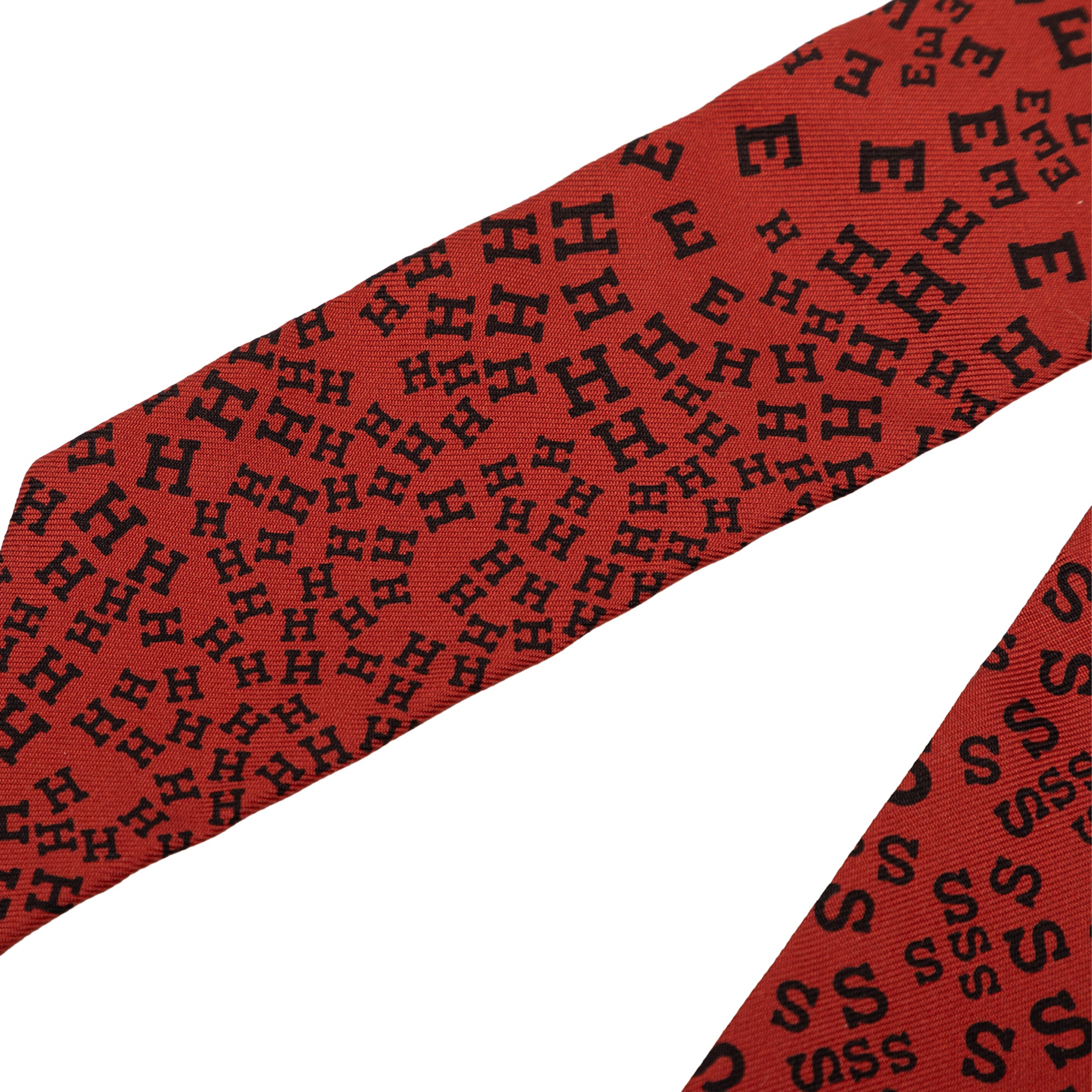 Scattered Letters Twilly Silk Scarf - Image 4