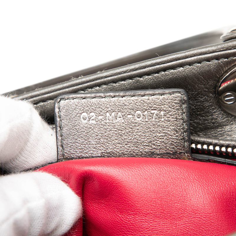 Medium Multicolor Tweed Cannage Lady Dior - Image 6
