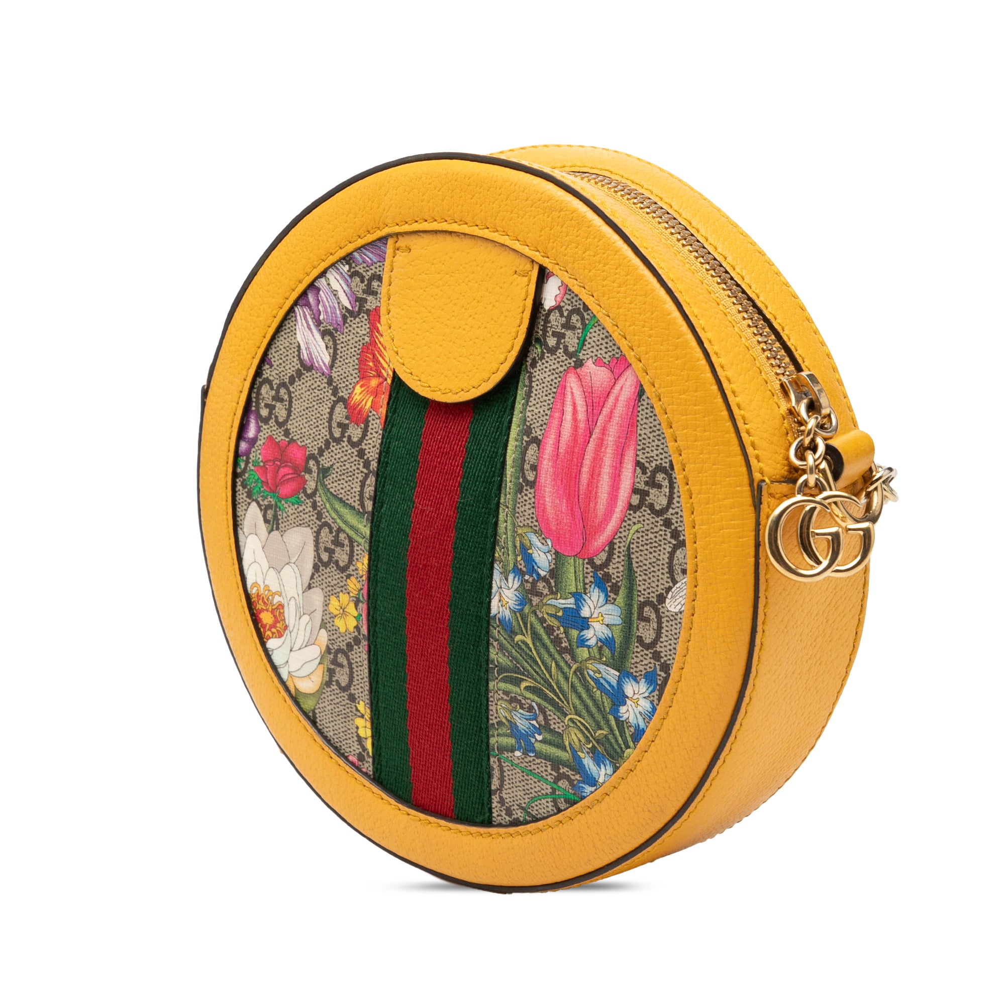 Mini GG Supreme Flora Web Ophidia Round Crossbody - Image 2