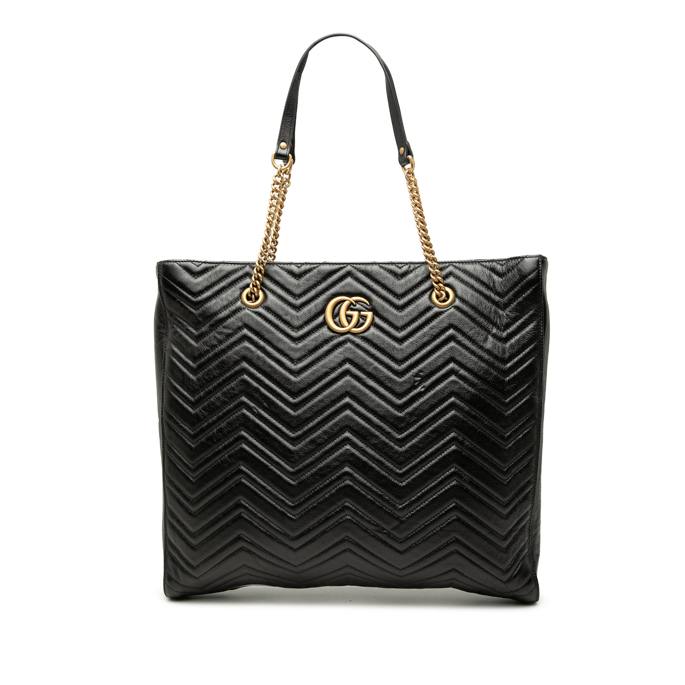 Large GG Marmont Matelasse Calfskin Slim Tote - Image 1