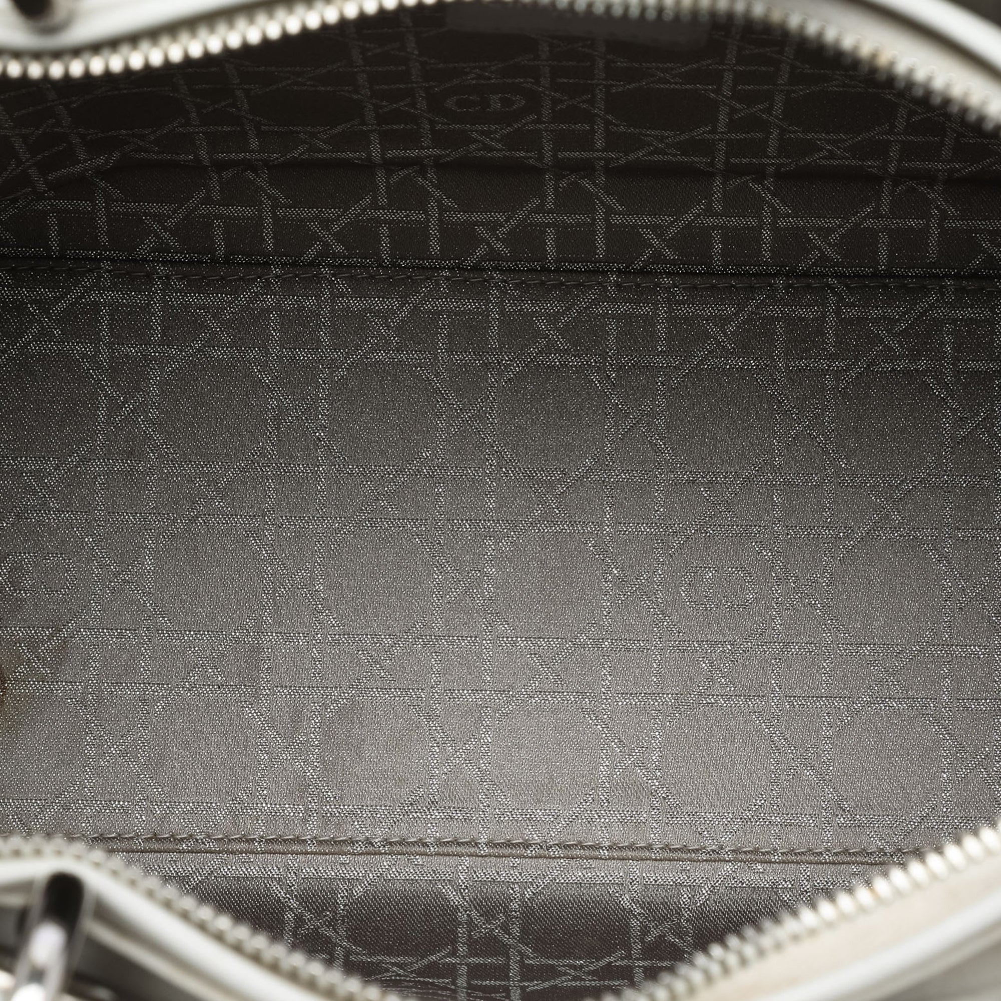 Large Calfskin Cannage Studded Lady Dior - Image 4