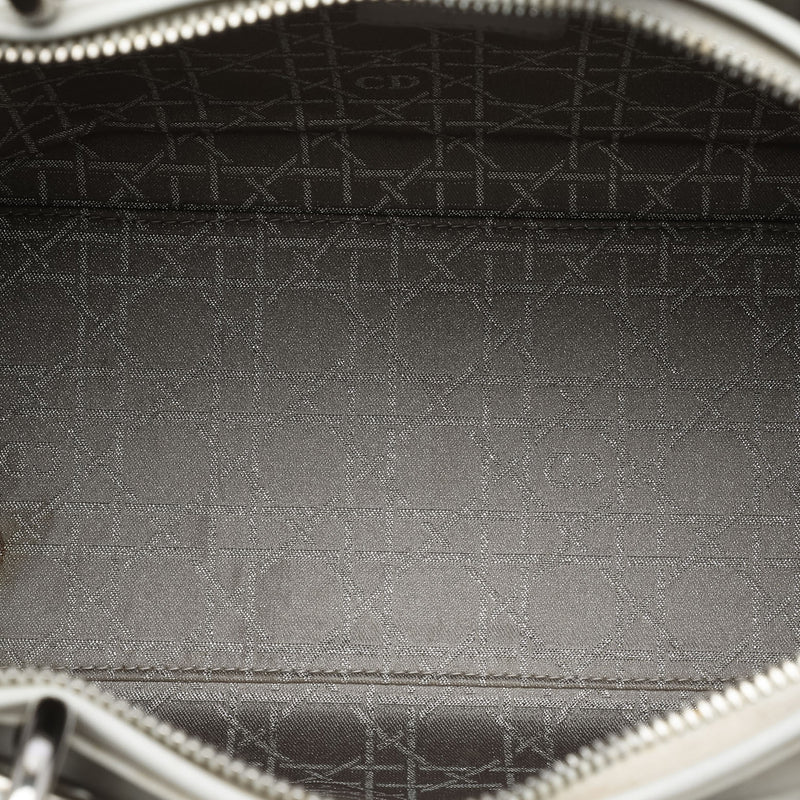 Large Calfskin Cannage Studded Lady Dior - Image 4