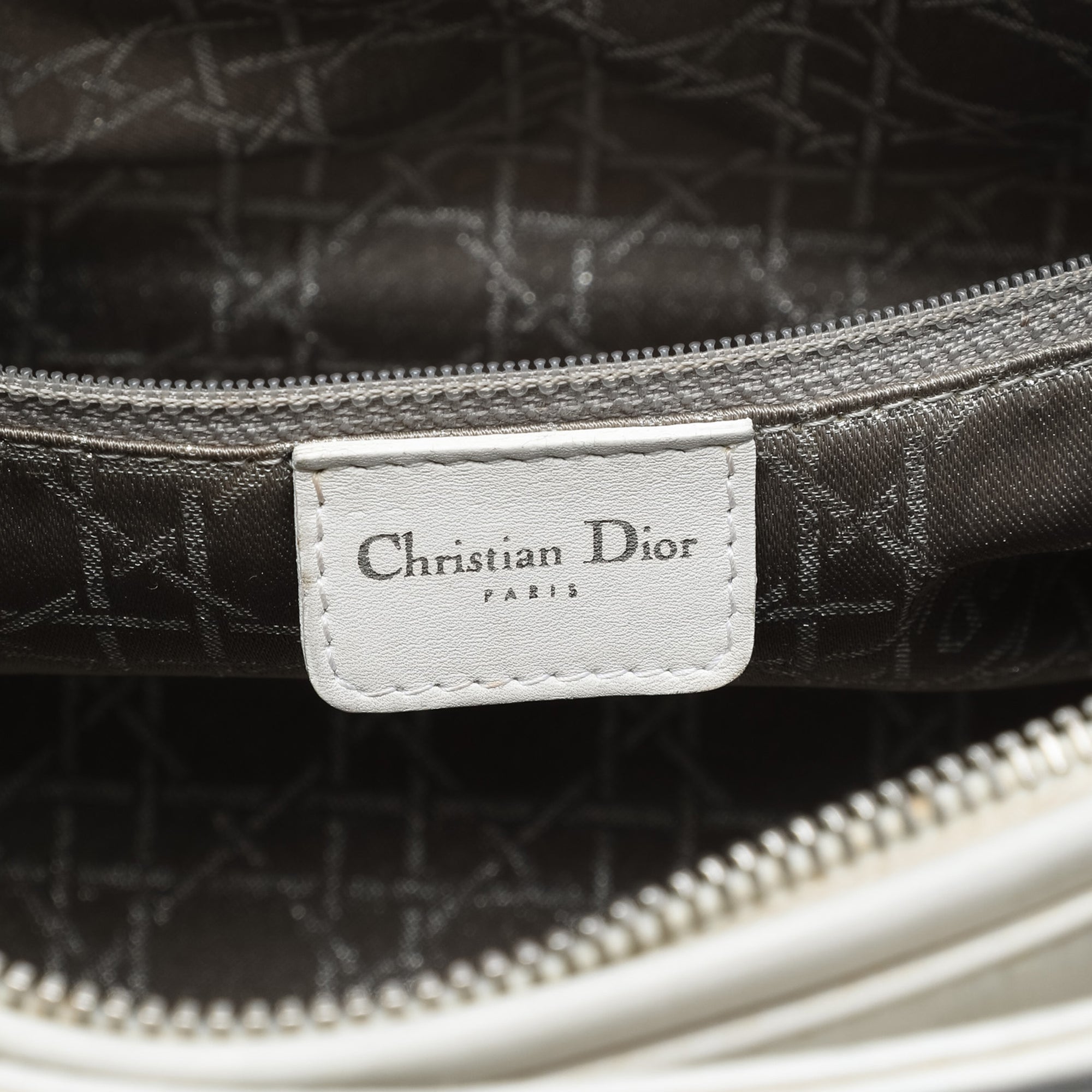 Large Calfskin Cannage Studded Lady Dior - Image 5