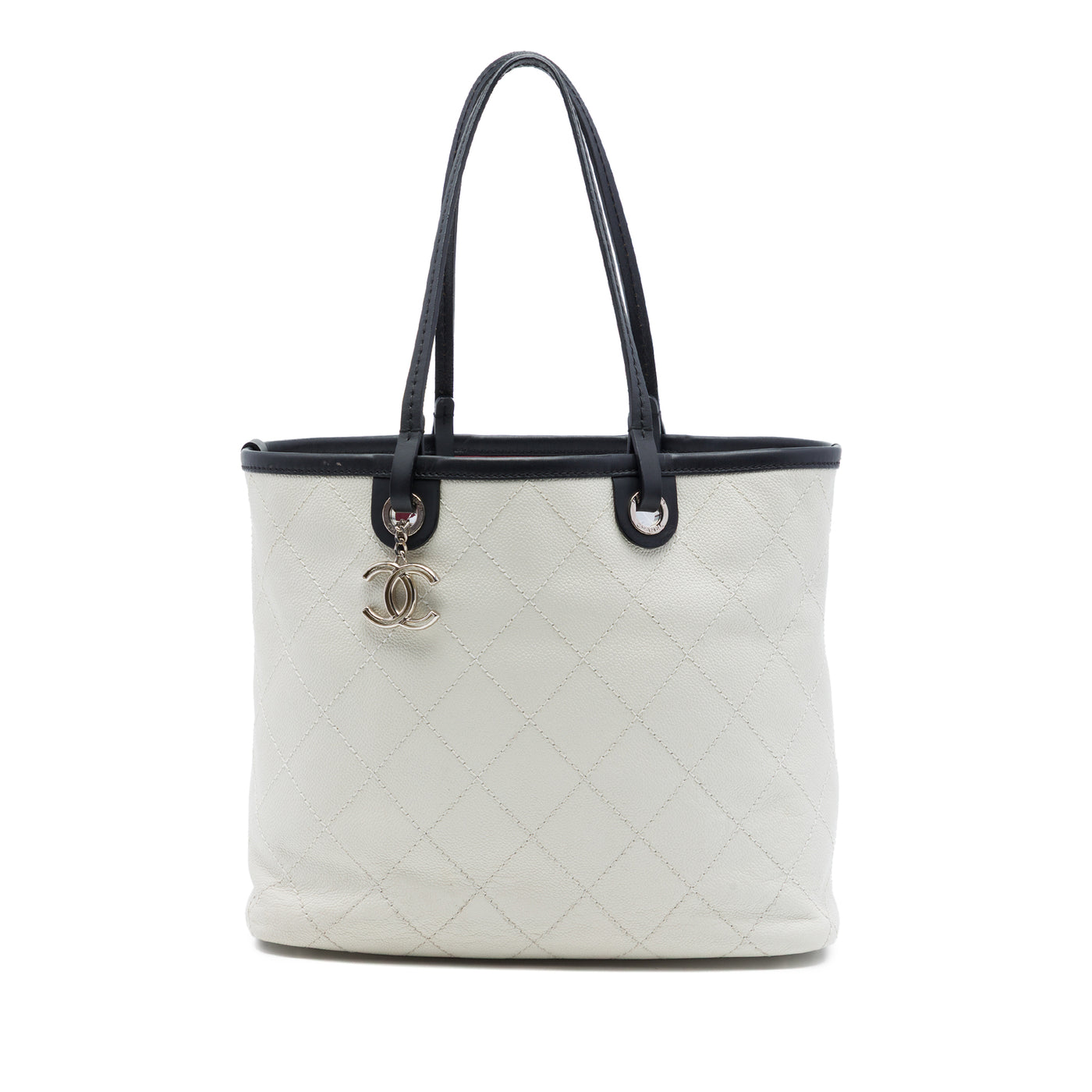 Quilted Caviar Shopping Fever Tote - Image 1