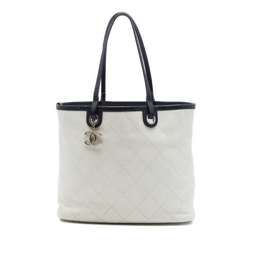 Quilted Caviar Shopping Fever Tote - Image 1
