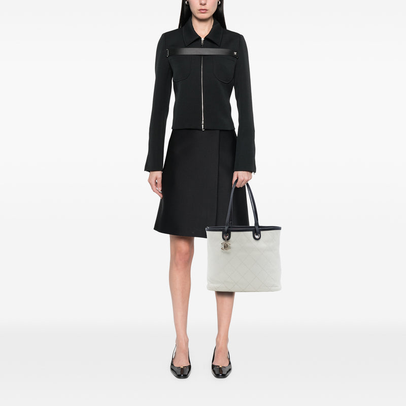 Quilted Caviar Shopping Fever Tote - Image 6