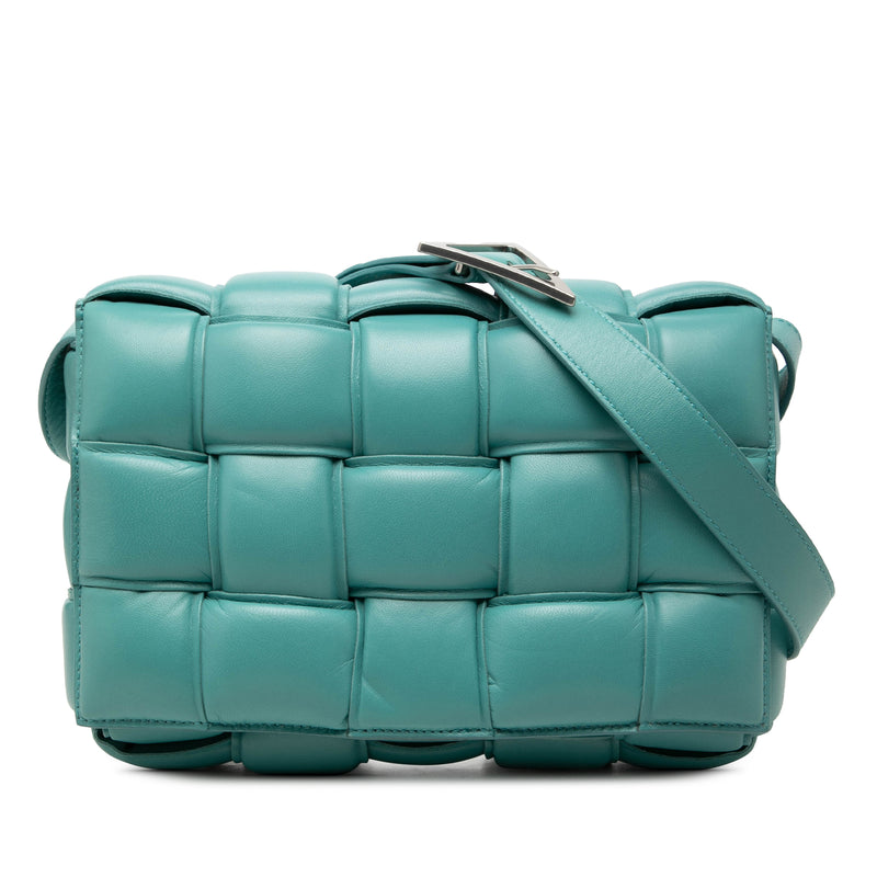 Nappa Intrecciato Padded Cassette Crossbody