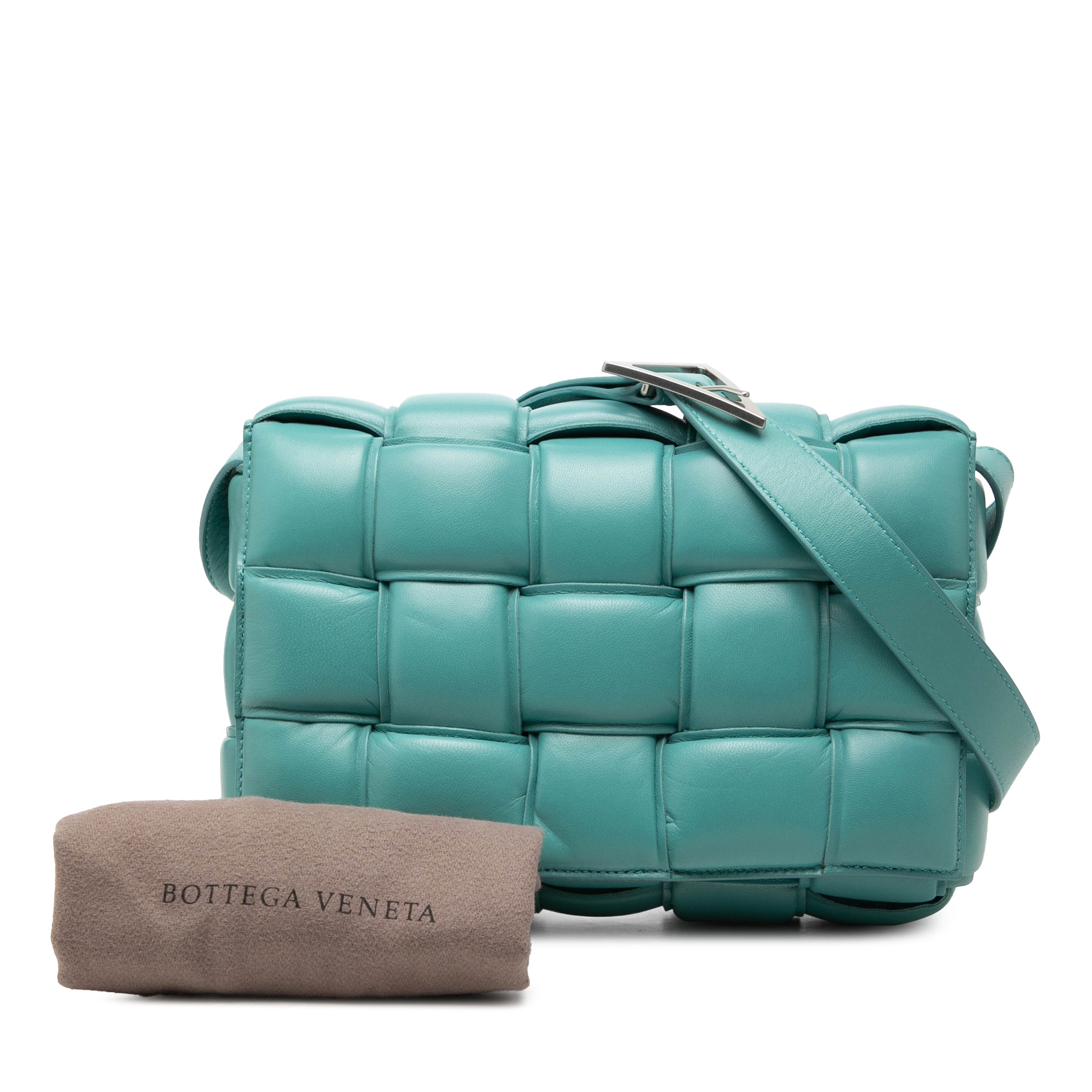 Nappa Intrecciato Padded Cassette Crossbody - Image 8