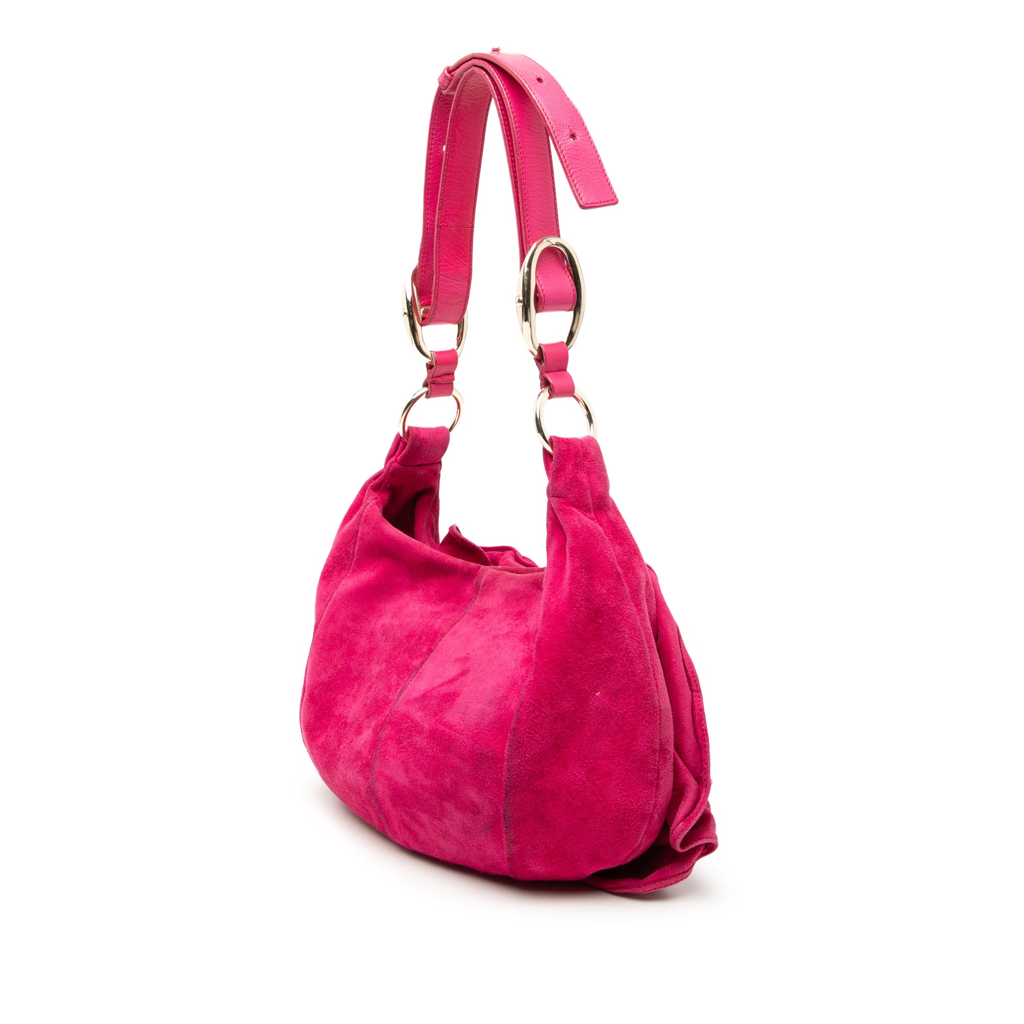 Suede Nadja Rose Shoulder Bag - Image 2
