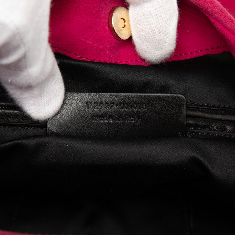 Suede Nadja Rose Shoulder Bag - Image 6