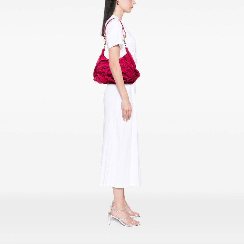 Suede Nadja Rose Shoulder Bag - Image 7