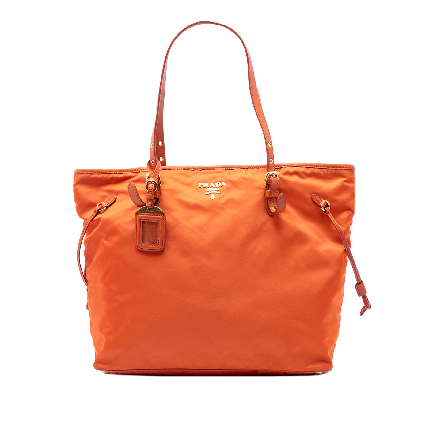 Saffiano Trimmed Tessuto Tote - Image 1