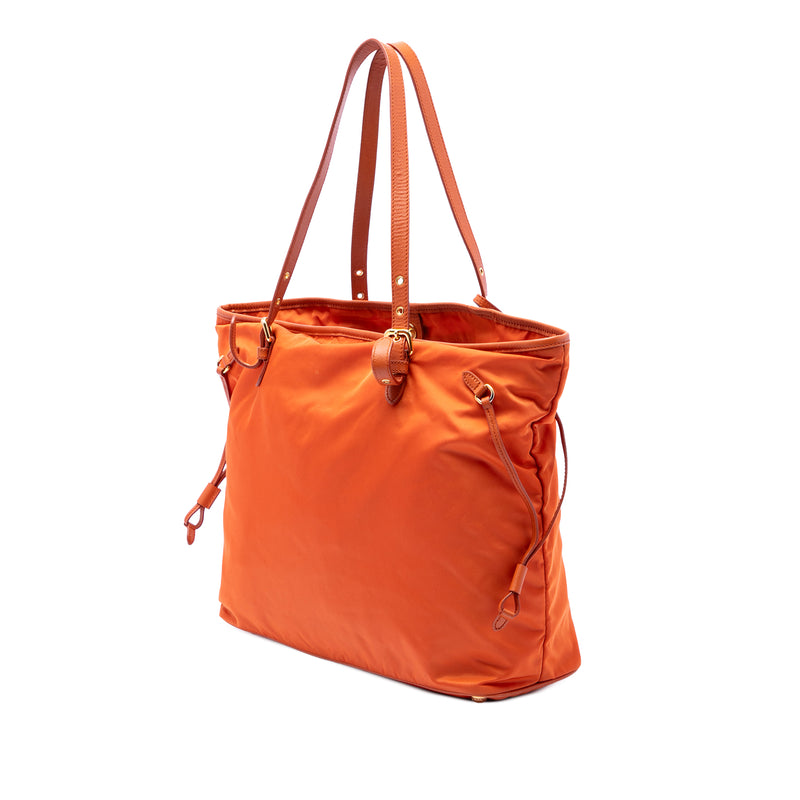 Saffiano Trimmed Tessuto Tote - Image 2