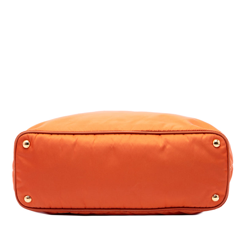 Saffiano Trimmed Tessuto Tote - Image 3