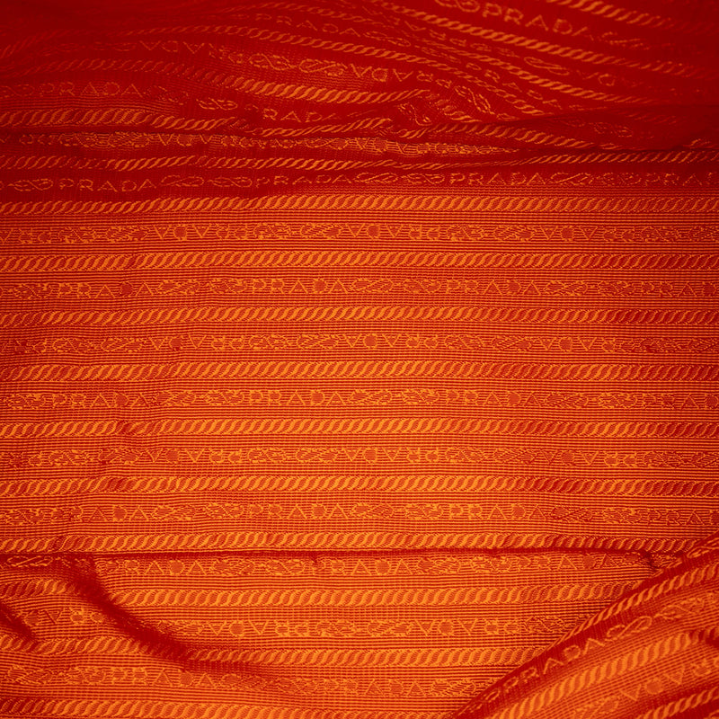 Saffiano Trimmed Tessuto Tote - Image 4
