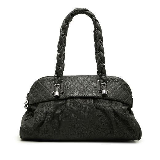 Calfskin Lady Braid Shoulder Bag - Image 1