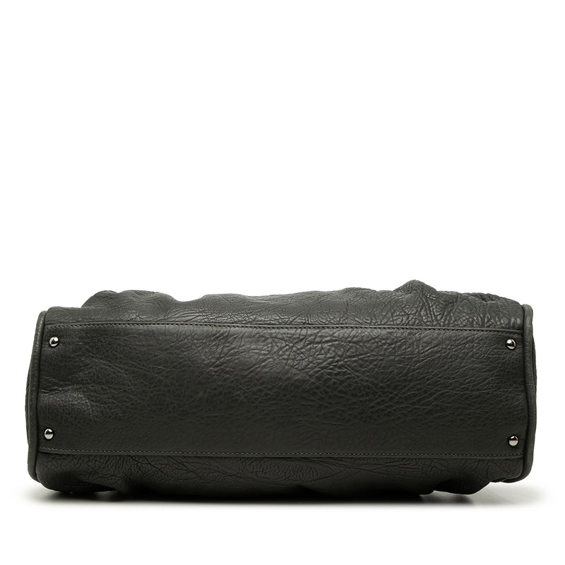 Calfskin Lady Braid Shoulder Bag - Image 3