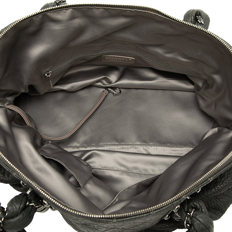 Calfskin Lady Braid Shoulder Bag - Image 4