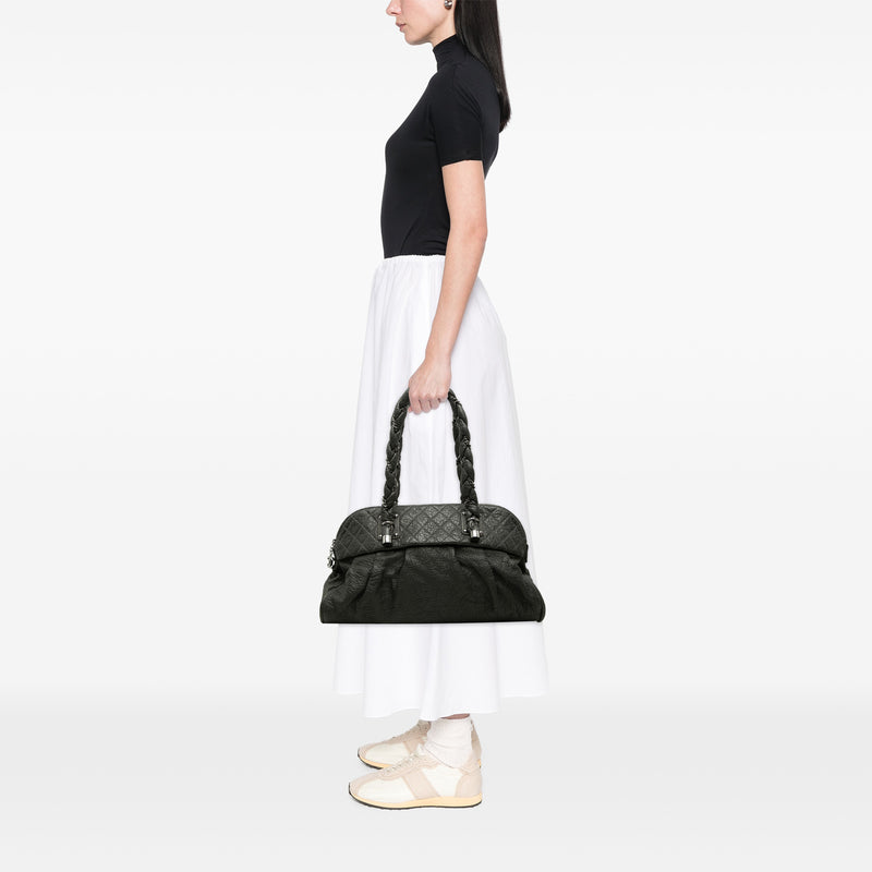 Calfskin Lady Braid Shoulder Bag - Image 6