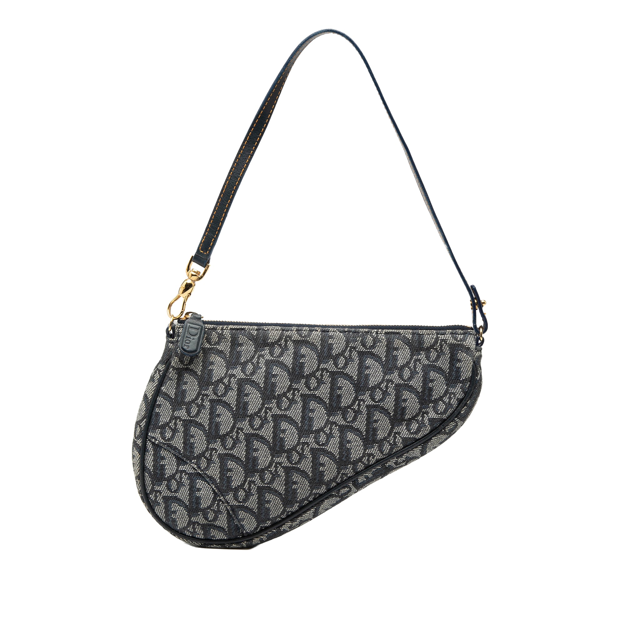 Mini Diorissimo Canvas Saddle Pochette - Image 1