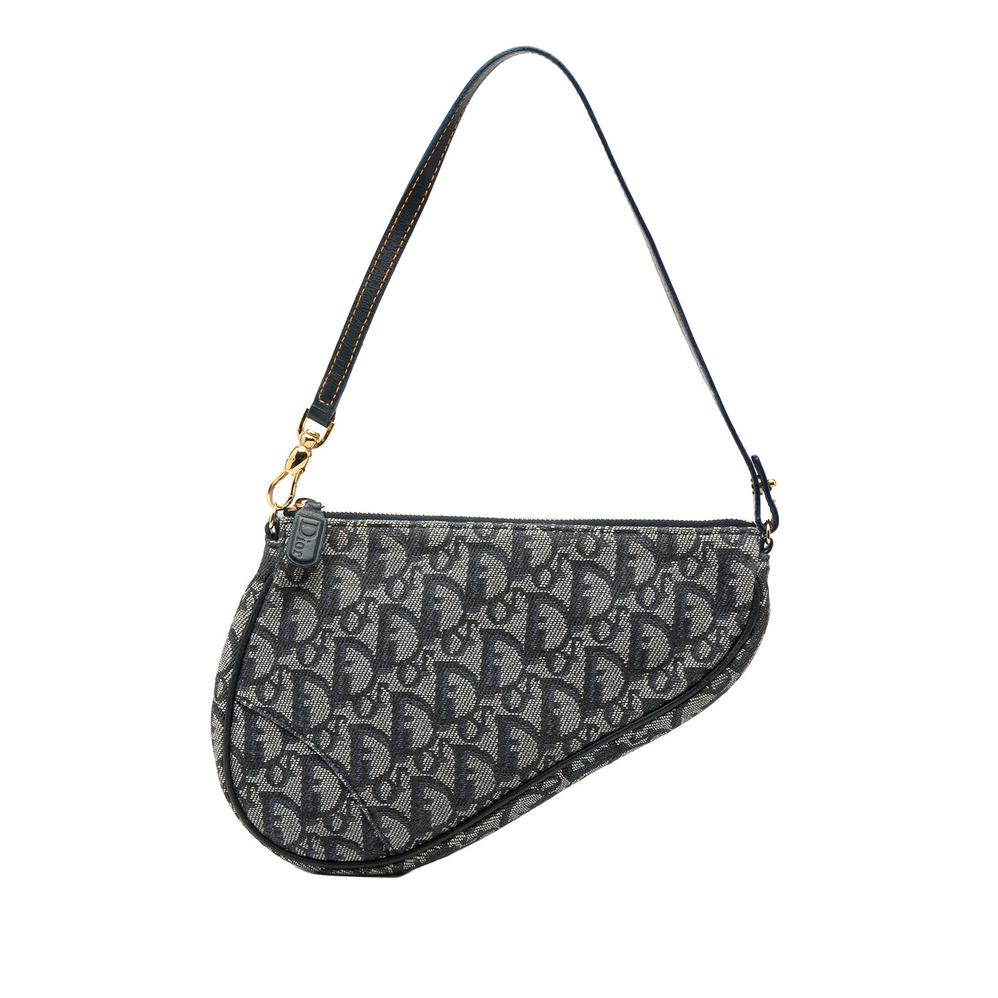 Mini Diorissimo Canvas Saddle Pochette - Image 1
