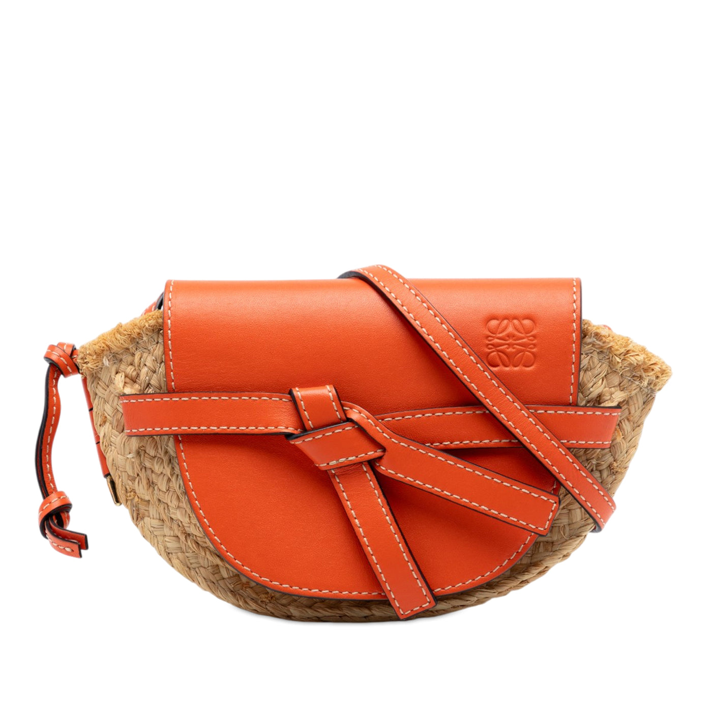 Mini Raffia Gate Crossbody - Image 1