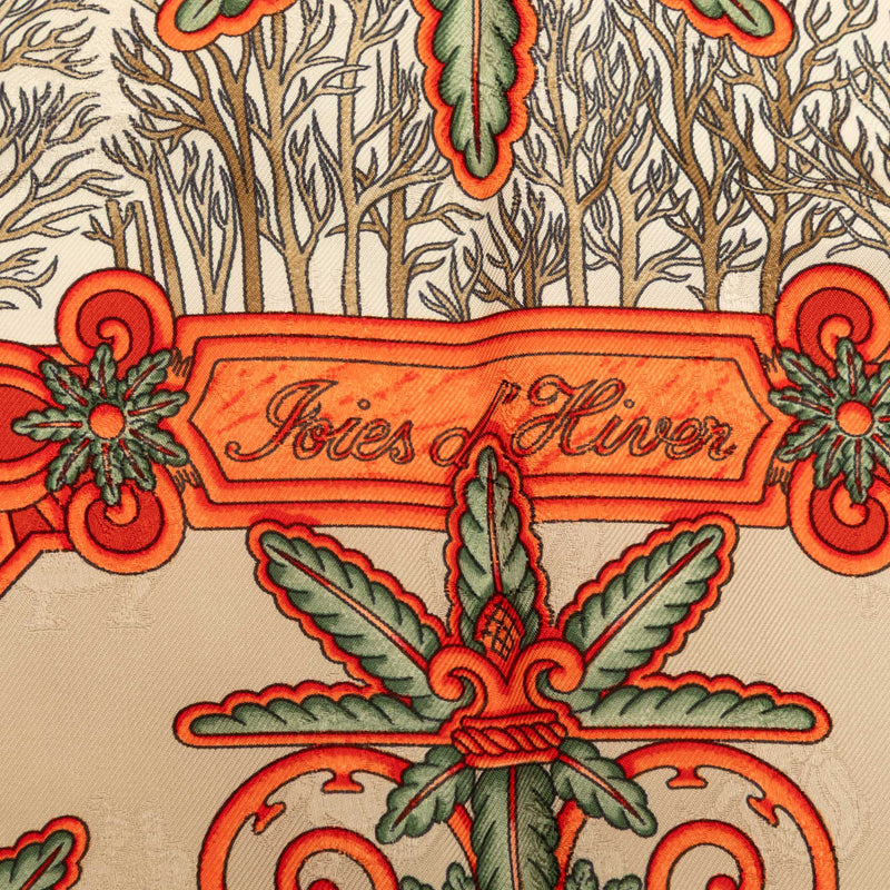 Joies d Hiver Silk Scarf 90 - Image 6