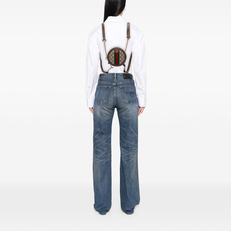 Mini GG Supreme Web Ophidia Round Backpack - Image 6
