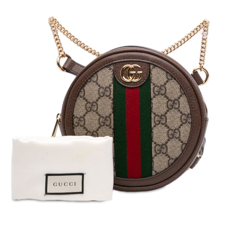 Mini GG Supreme Web Ophidia Round Backpack - Image 7