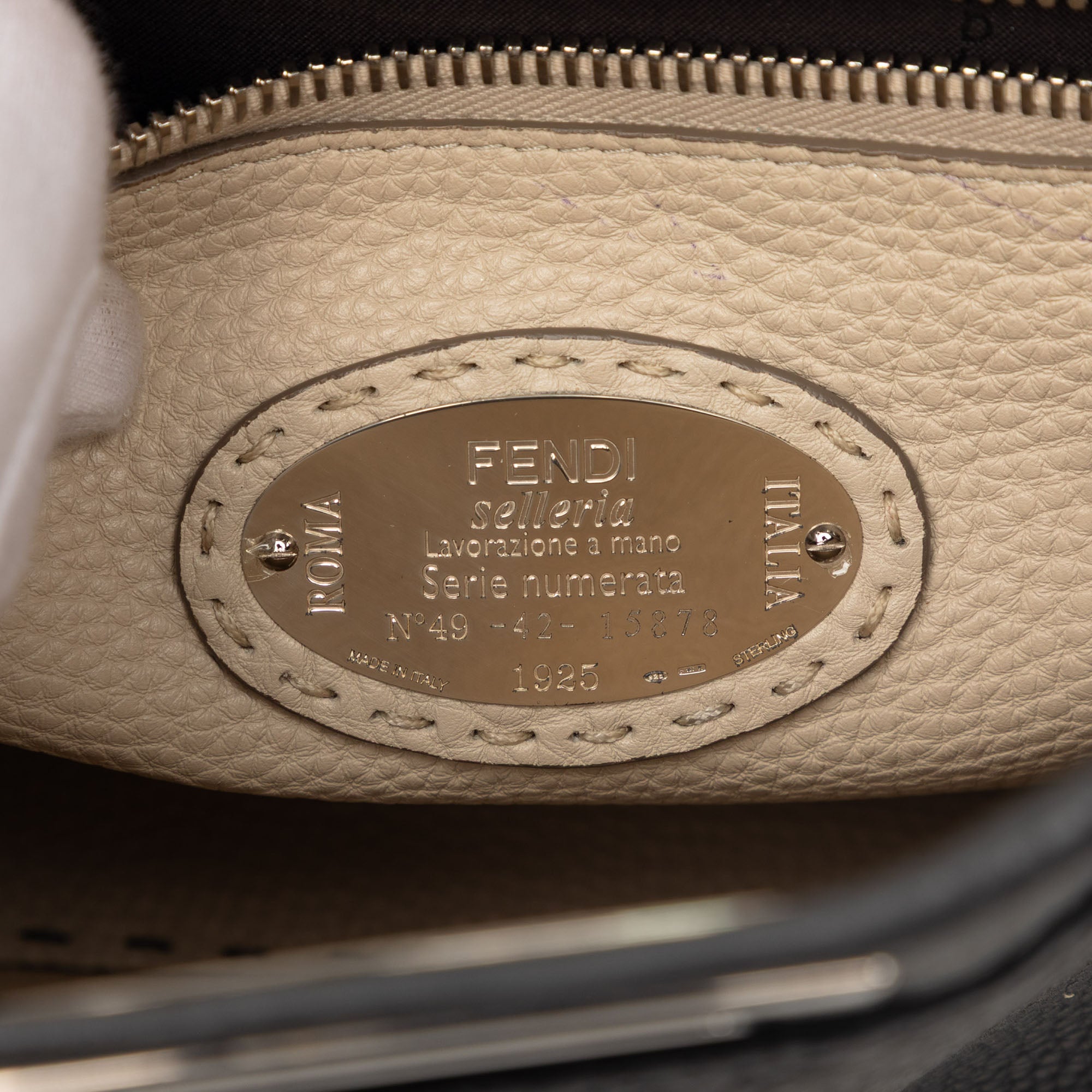 Medium Calfskin Peekaboo Iconic Satchel - Image 5