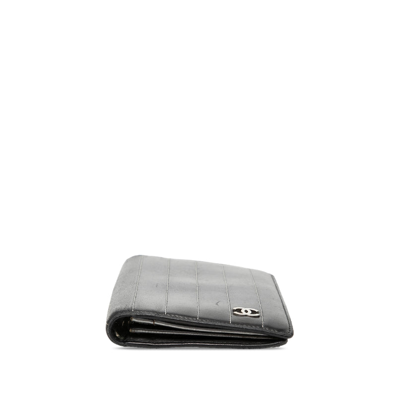 Lambskin Vertical Quilted Mademoiselle Yen Wallet - Image 3