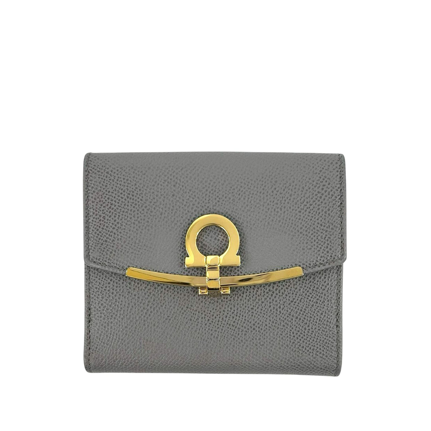 Leather Gancini French Wallet - Image 1