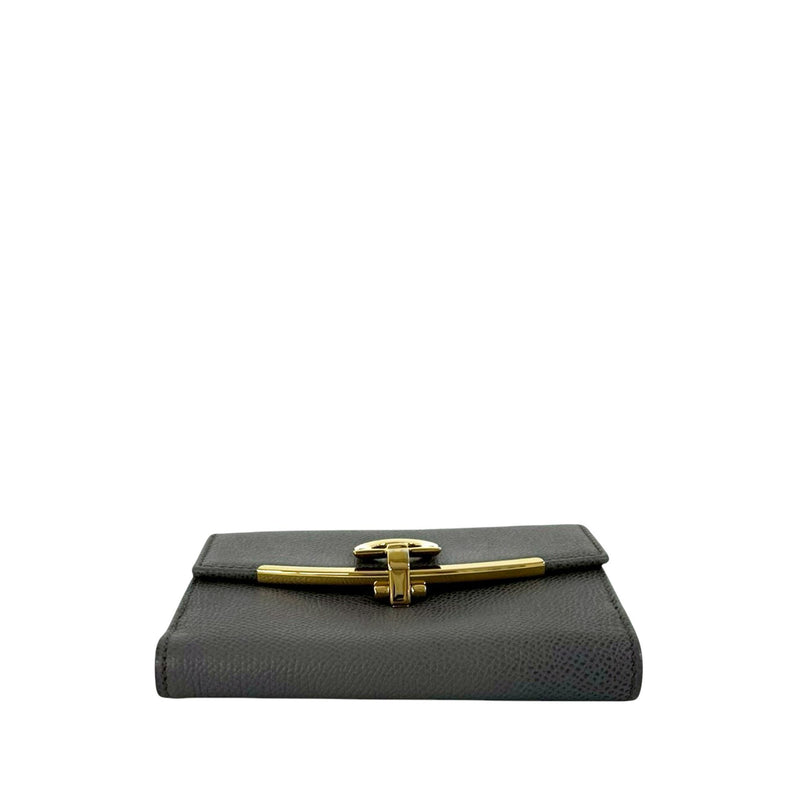 Leather Gancini French Wallet - Image 3
