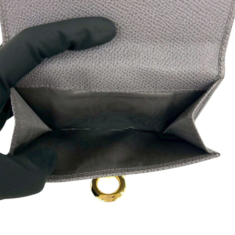 Leather Gancini French Wallet - Image 7