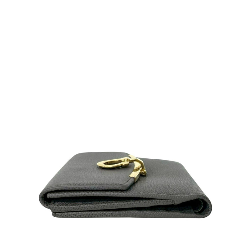 Leather Gancini French Wallet - Image 9
