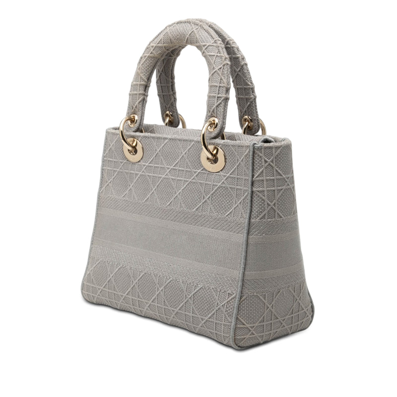 Medium Canvas Cannage Lady D Lite - Image 2