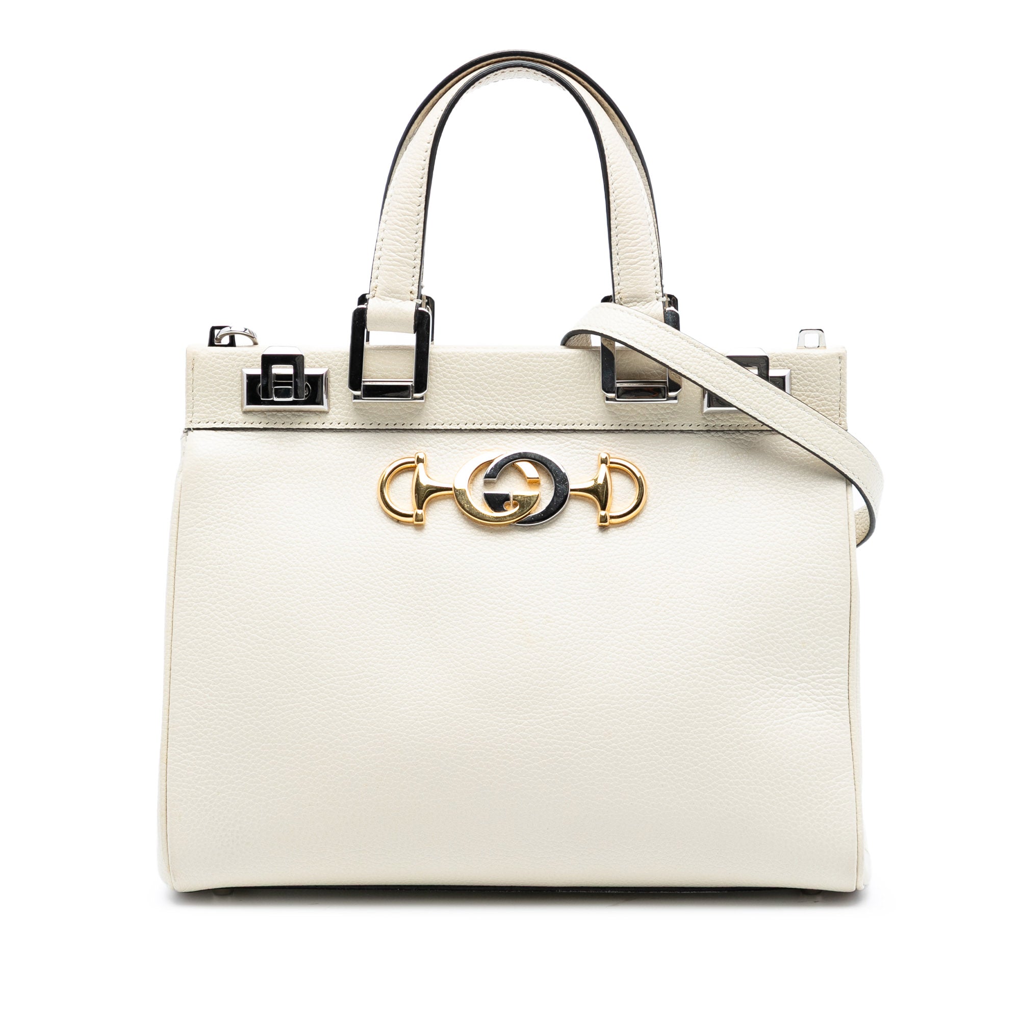 Small Grained Calfskin Zumi Top Handle Bag - Image 1