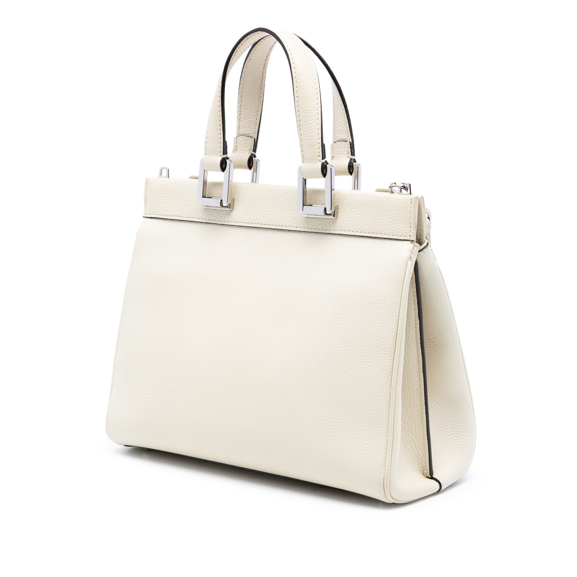 Small Grained Calfskin Zumi Top Handle Bag - Image 2