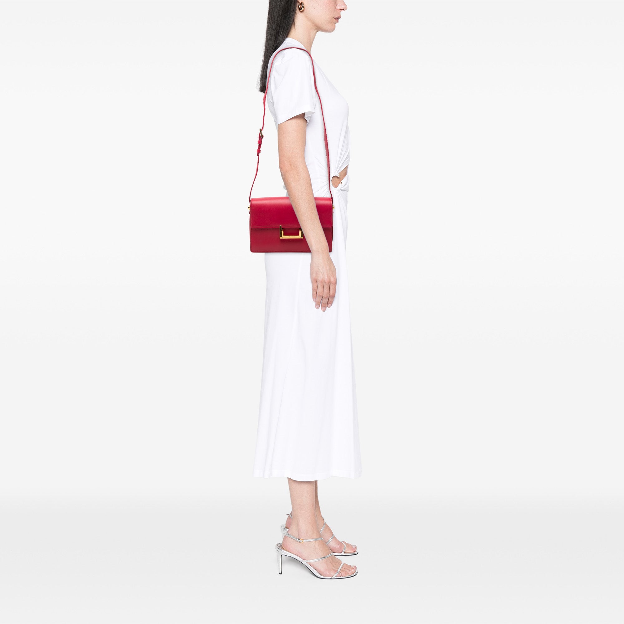 Medium Leather Lulu Crossbody - Image 7