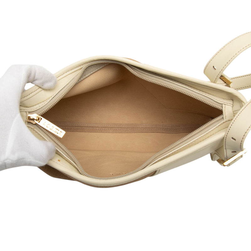 Suede Anagram Switching Shoulder Bag - Image 4