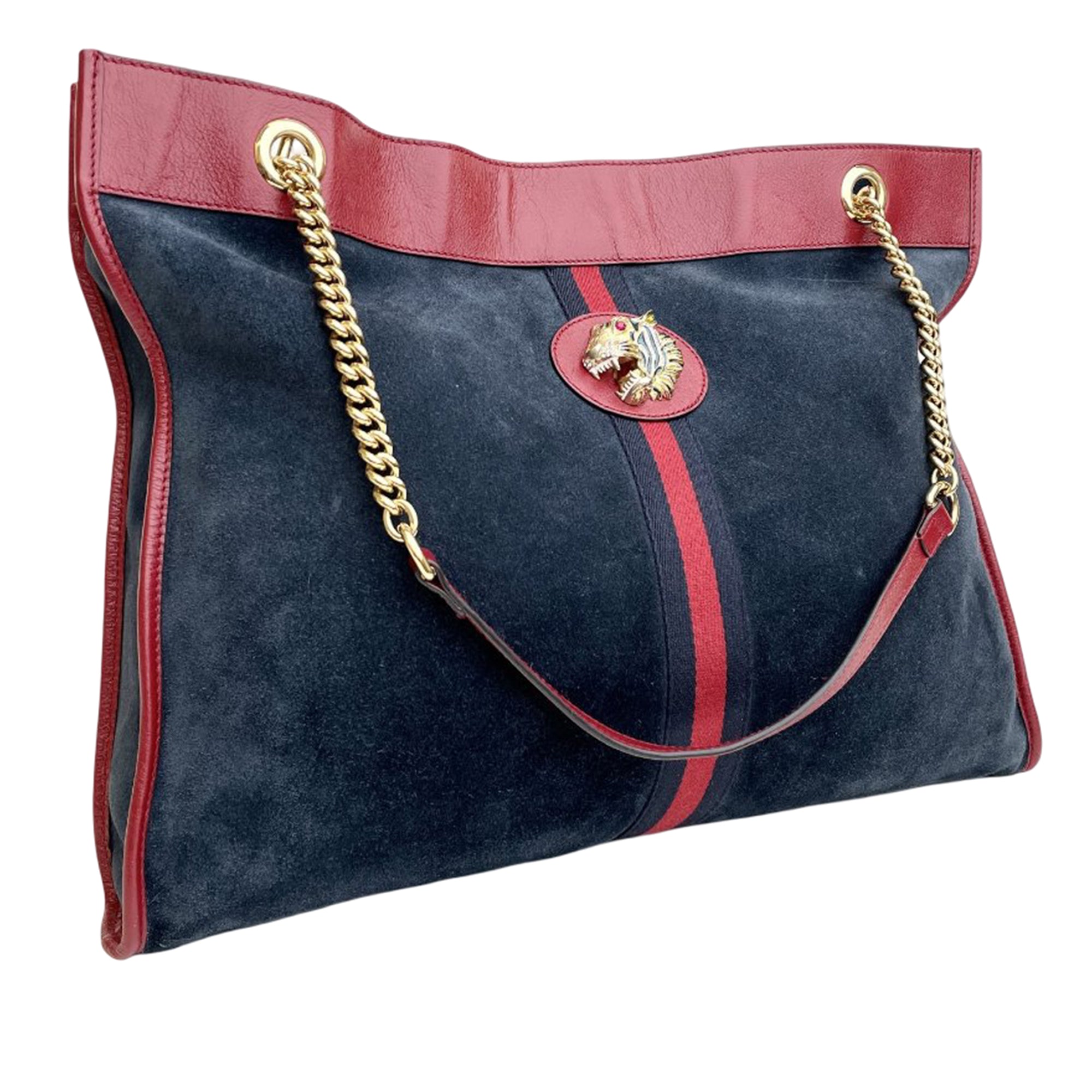 Large Web Suede Rajah Tote - Image 3