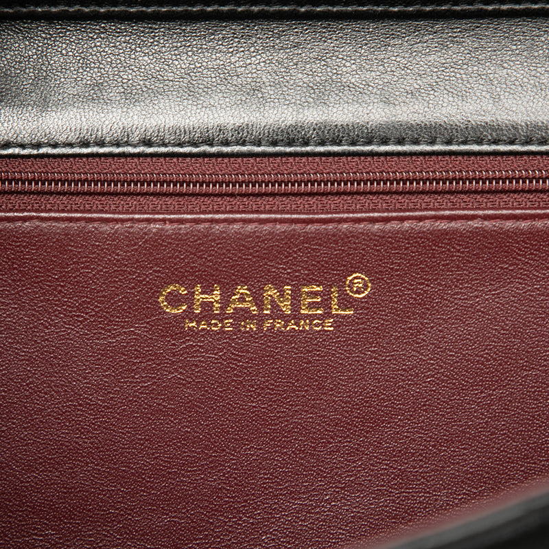 Medium CC Quilted Lambskin Single Flap - Image 5