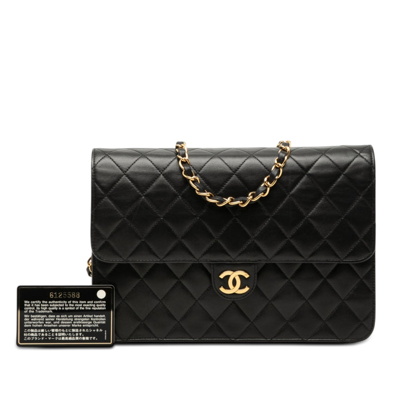 Medium CC Quilted Lambskin Single Flap - Image 8