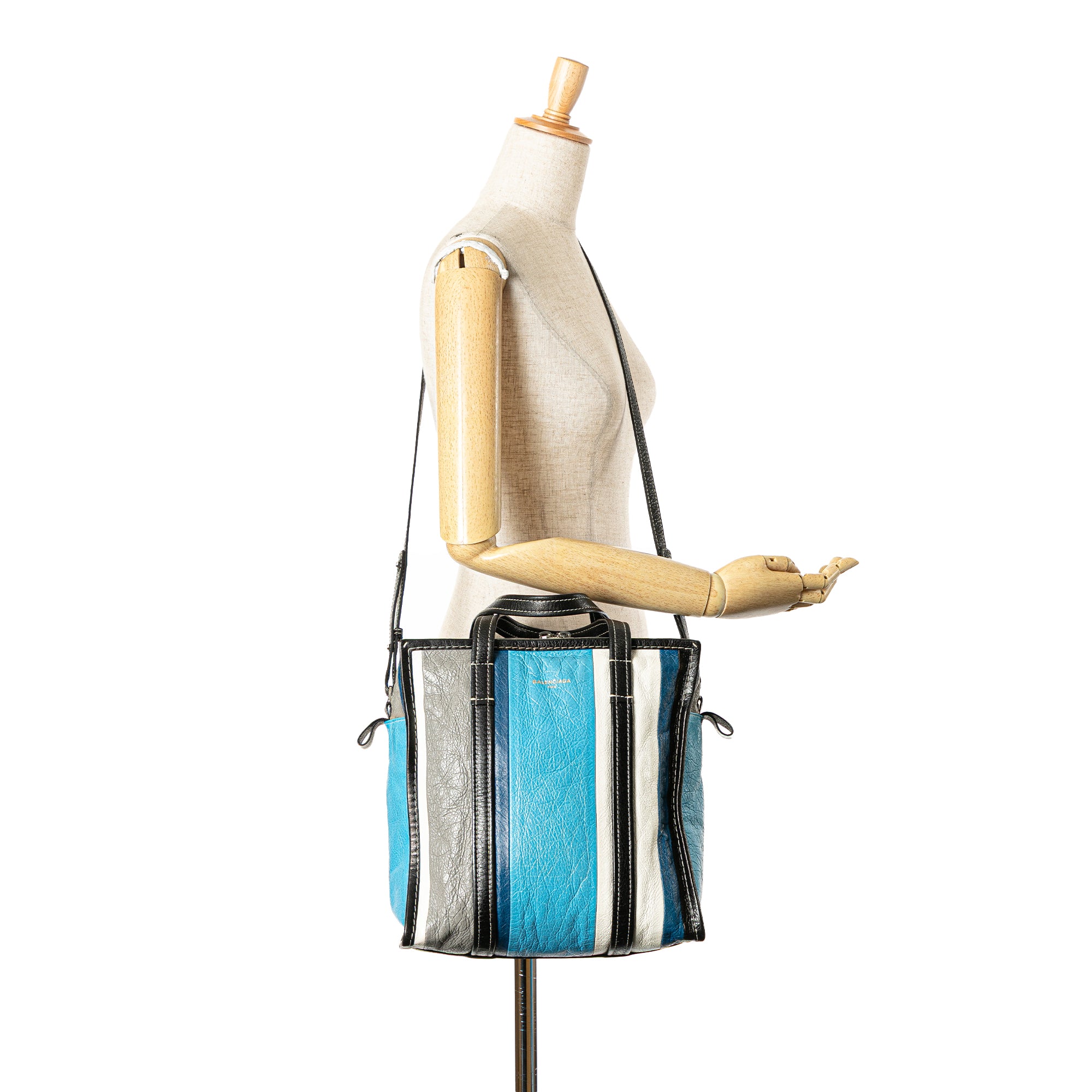 S Lambskin Bazar Shopper Satchel - Image 13