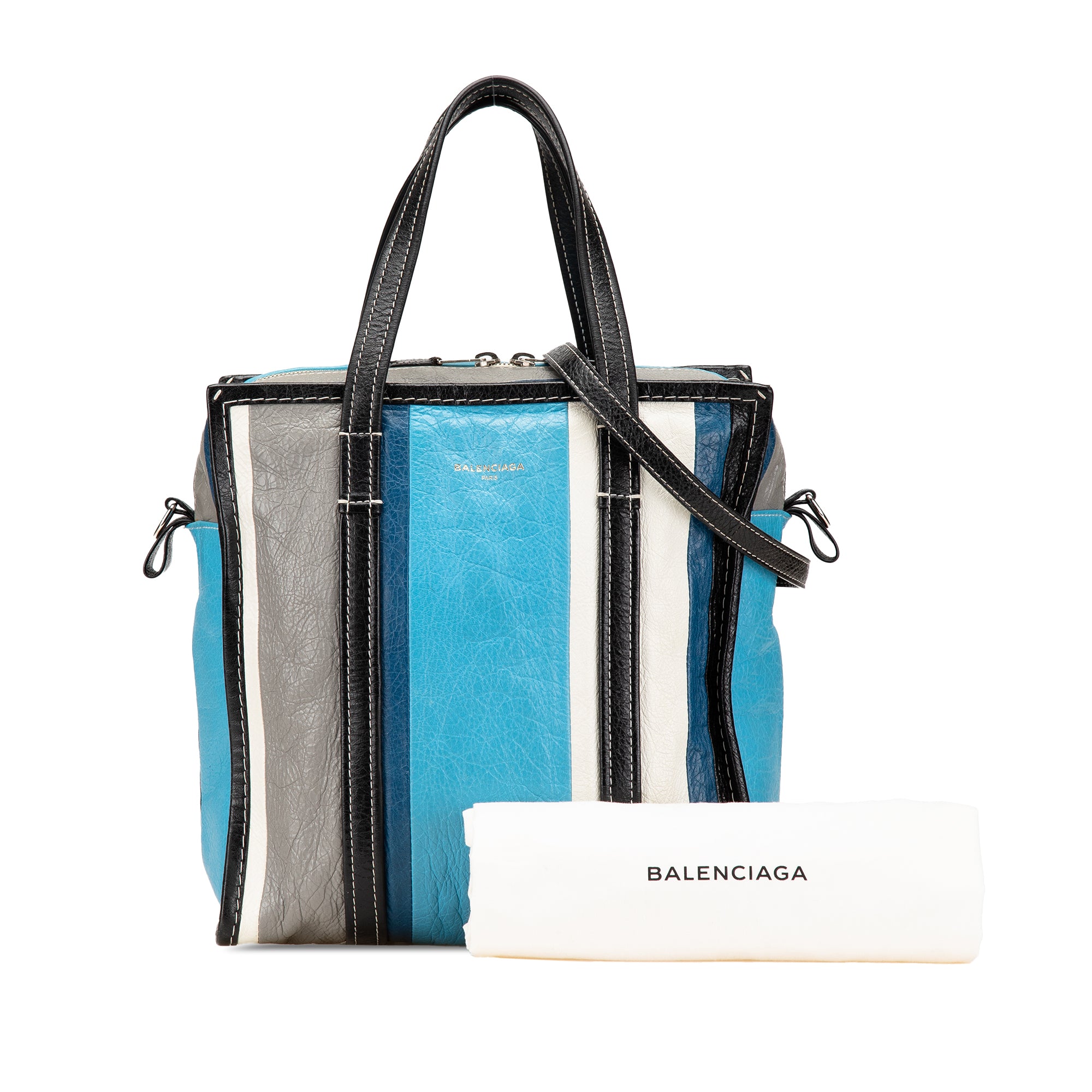 S Lambskin Bazar Shopper Satchel - Image 14