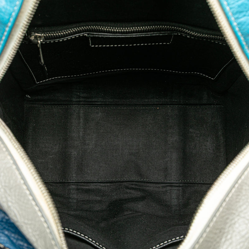 S Lambskin Bazar Shopper Satchel - Image 4