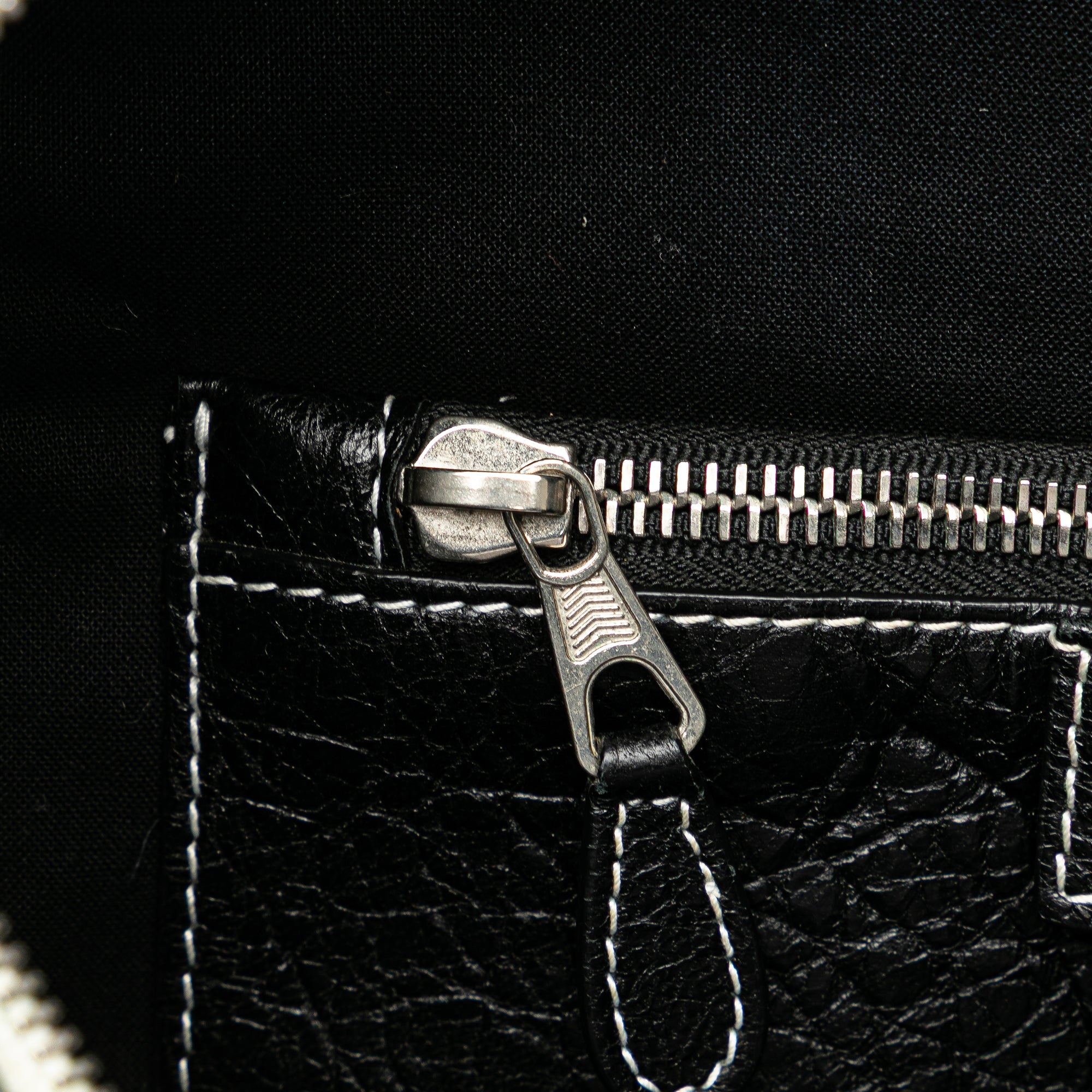 S Lambskin Bazar Shopper Satchel - Image 7
